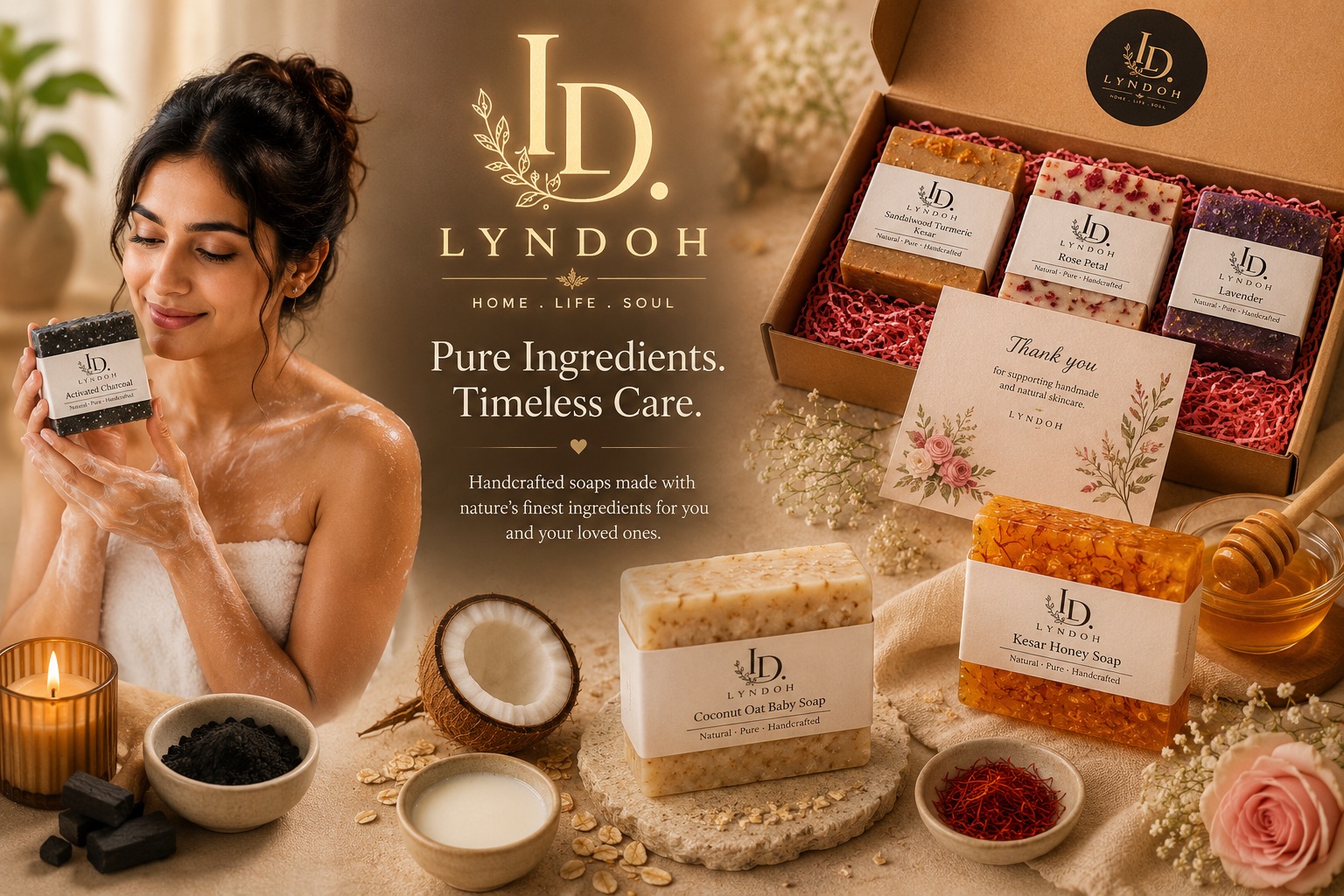 LYNDOH handmade soaps, gift sets and natural ingredients